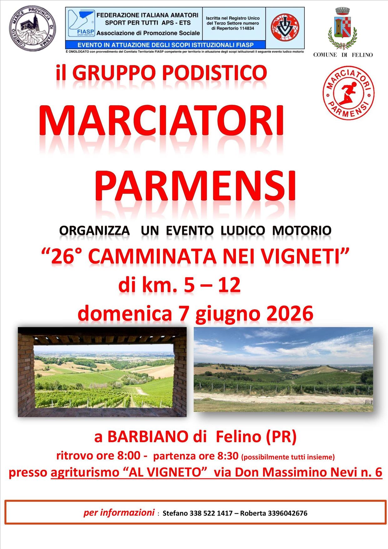 26° Camminata nei vigneti