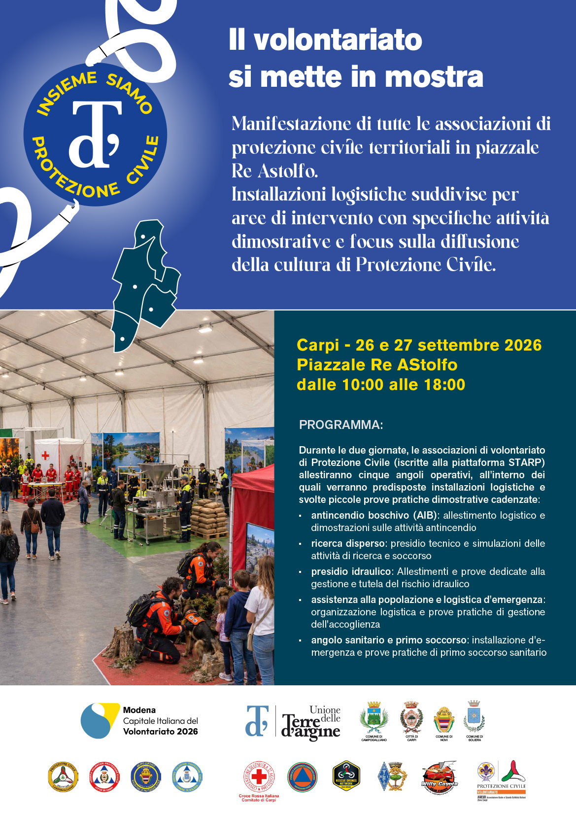 Il volontariato si mette in mostra
