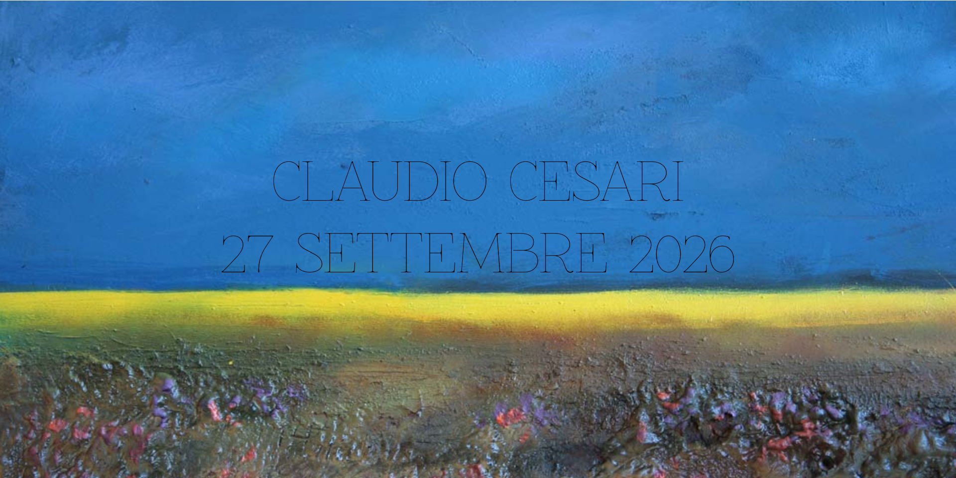 'Mostra di pittura di Claudio Cesari'