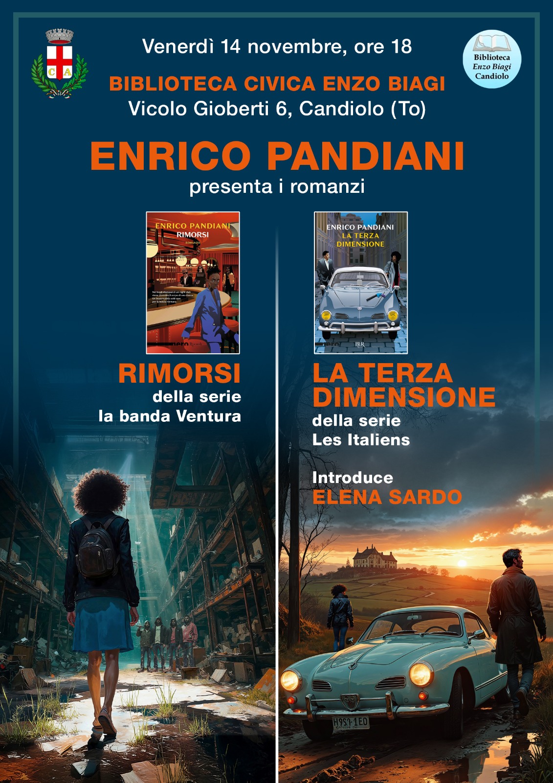 Presentazione libri di Enrico Pandiani