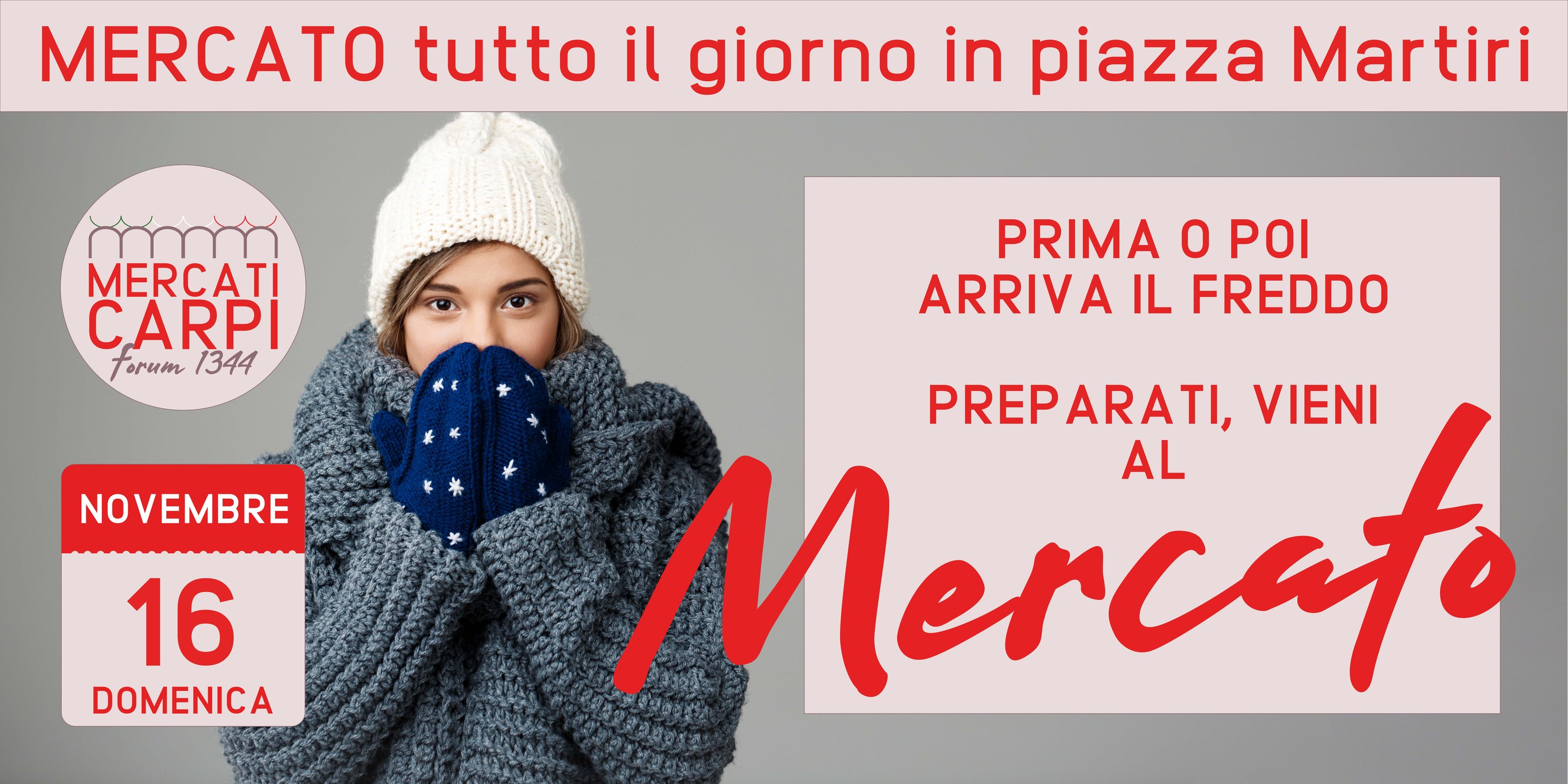 Mercato straordinario domenicale