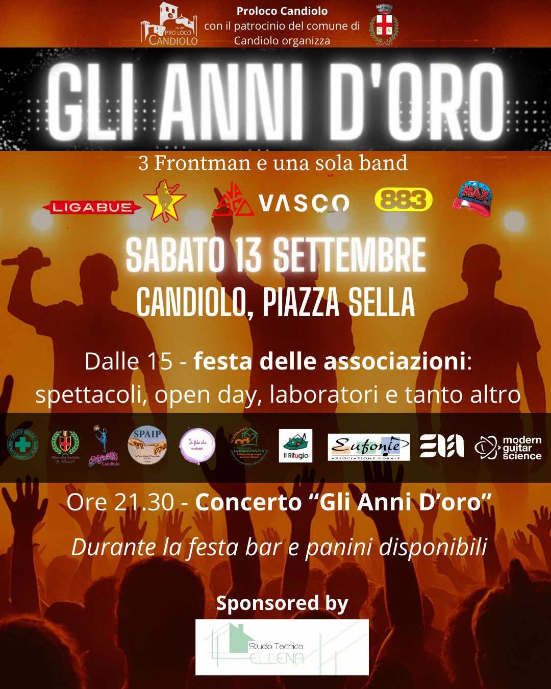 Serata musicale 13 settembre 2025 ore 21,30