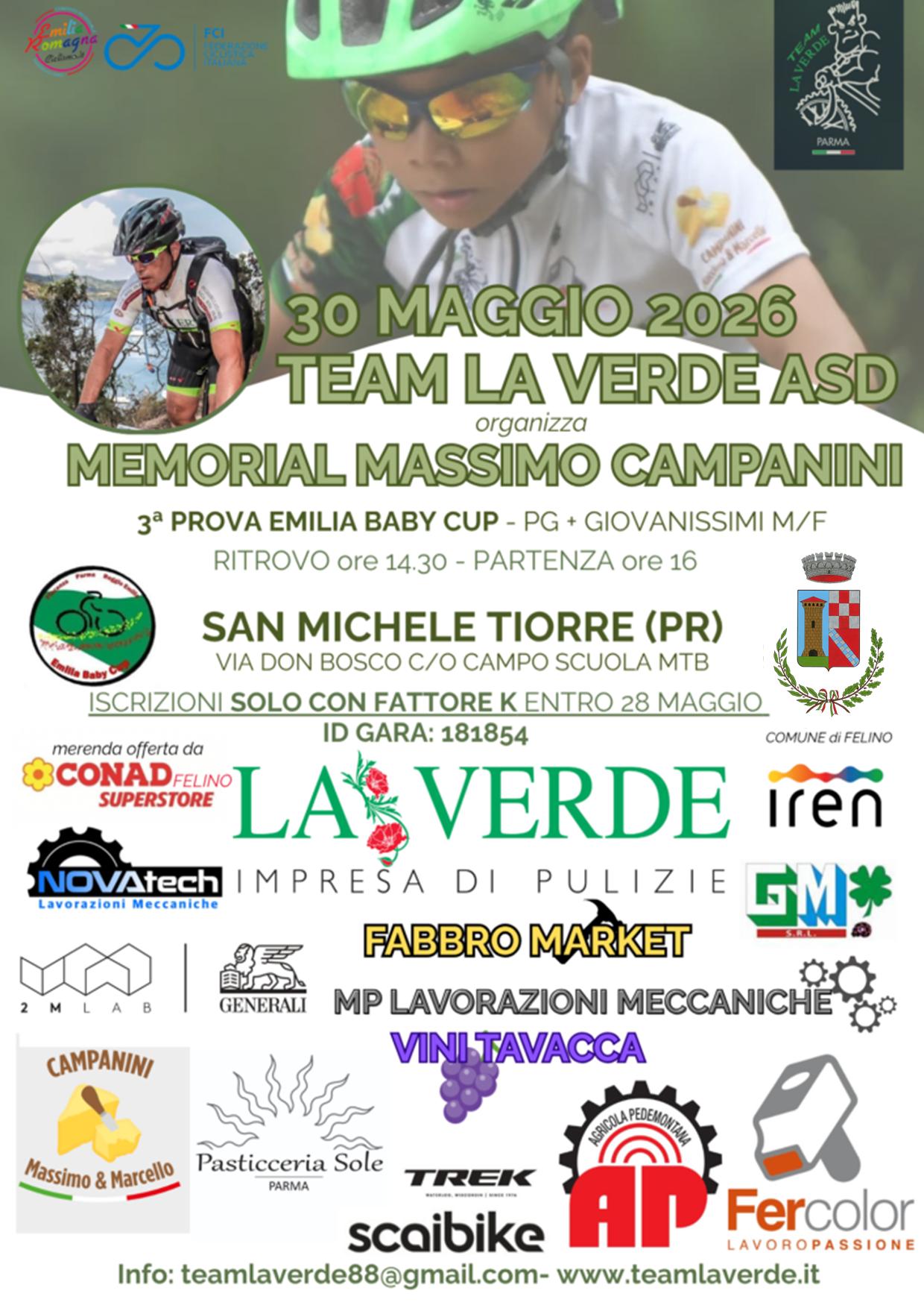 Mountain bike: a San Michele Tiorre la terza prova dell’Emilia Baby Cup