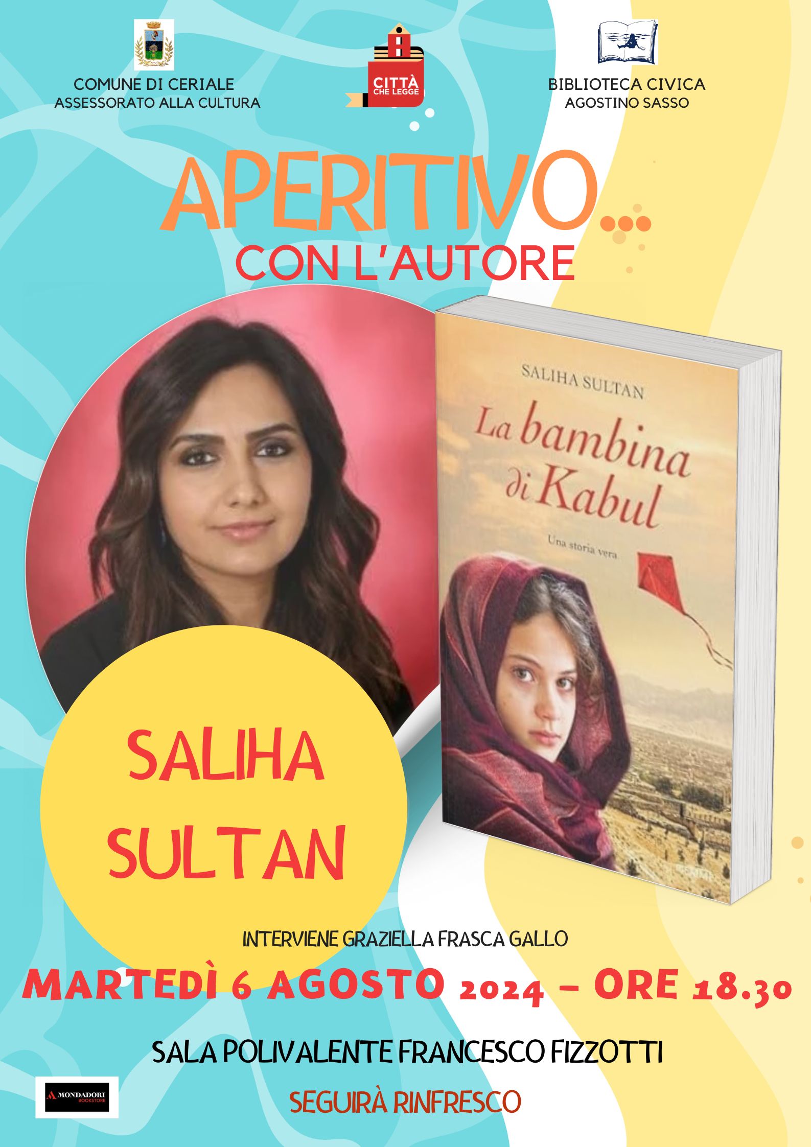 Aperitivo D'autore - Saliha Sultan presenta il libro 