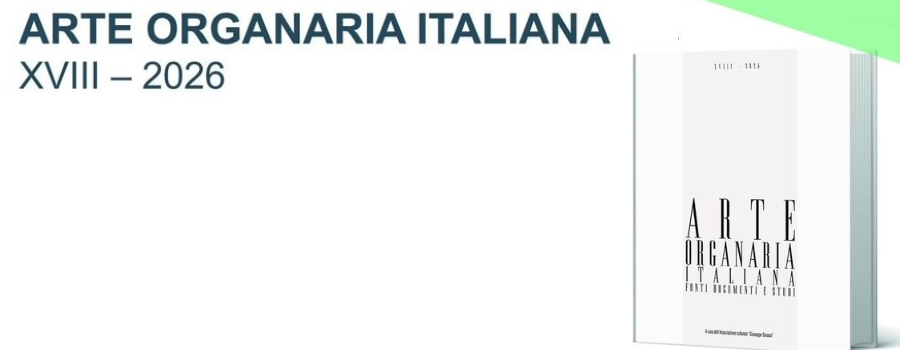  Arte Organaria Italiana 2026