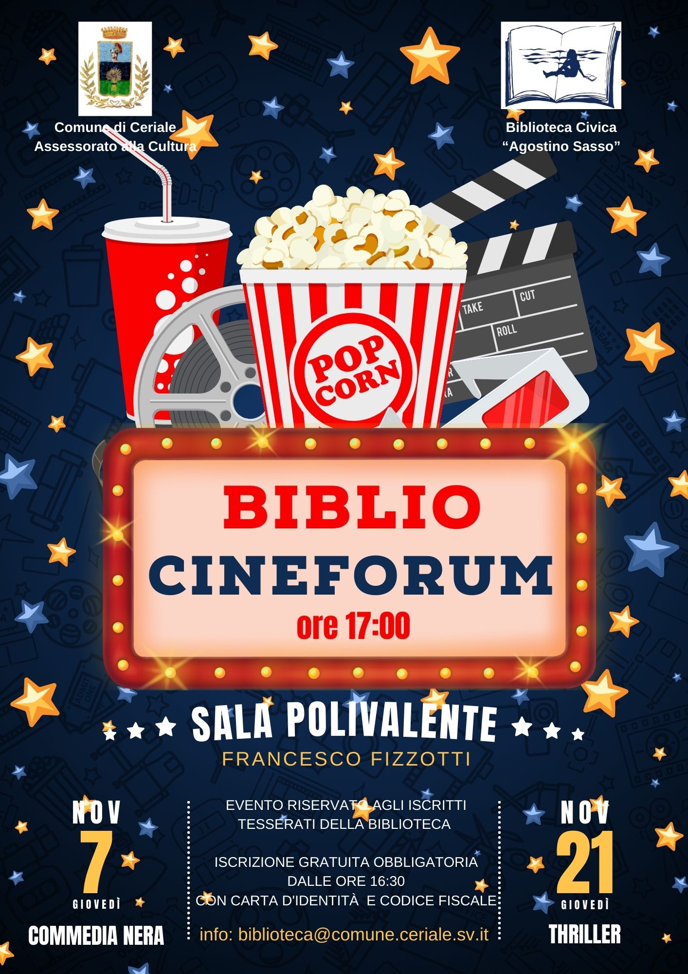 Biblio Cineforum 7 novembre 2024