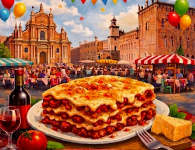 Lasagna in Festa