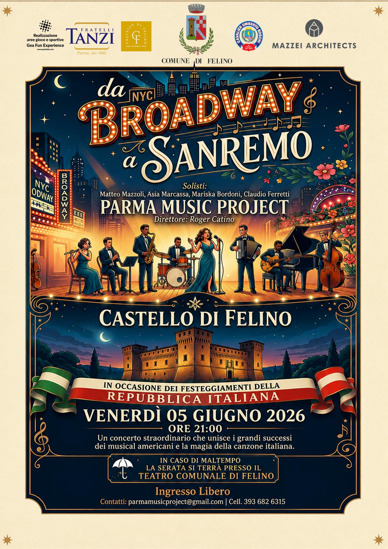 “Da Broadway a Sanremo”