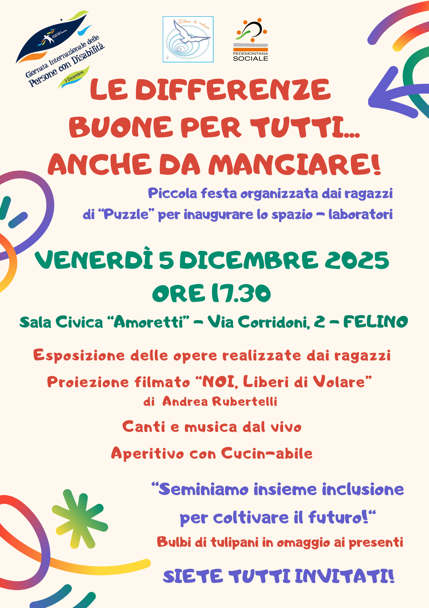 Le differenze buone per tutti… anche da mangiare!