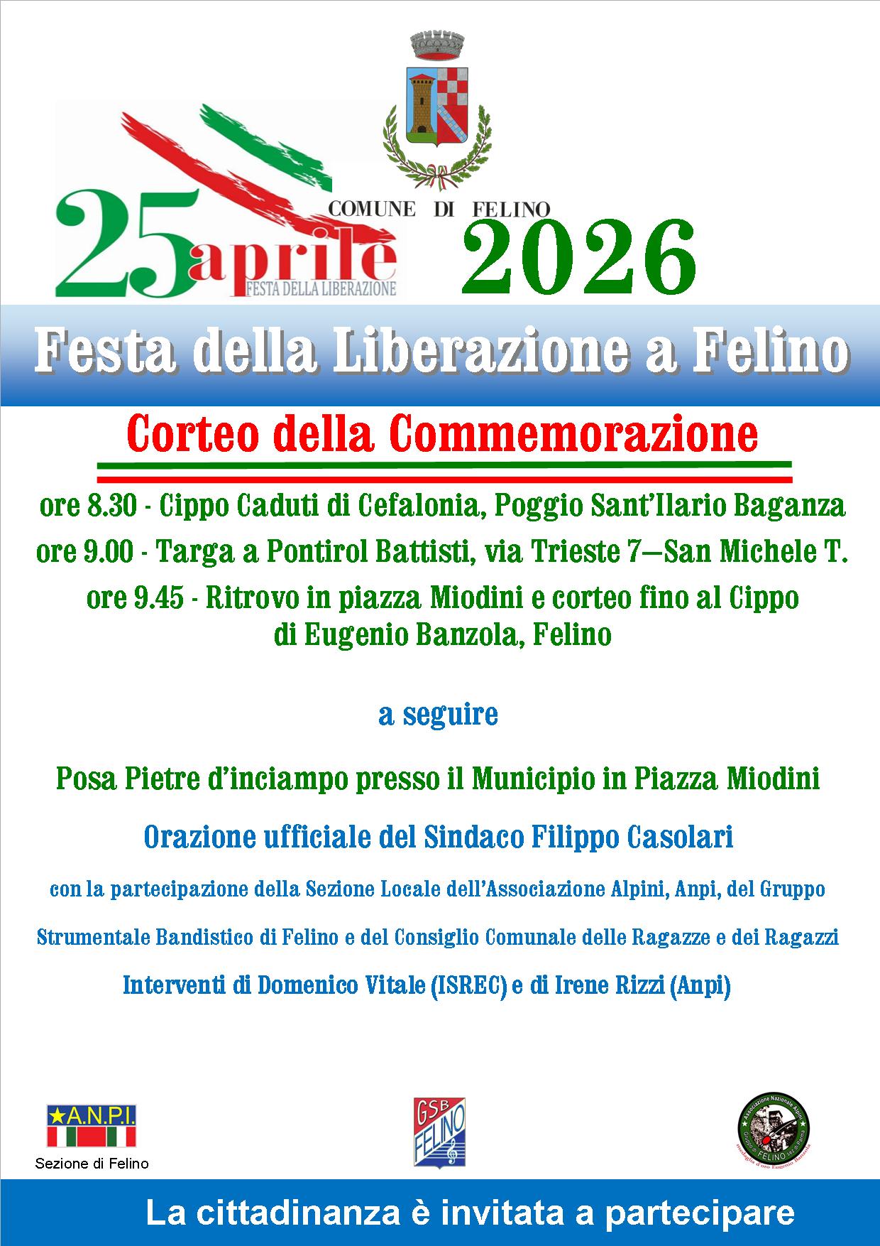 Festa della Liberazione 2026