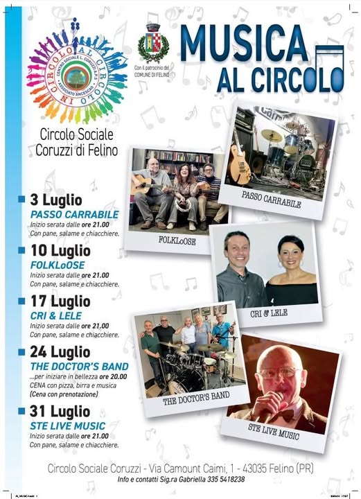 “MUSICA AL CIRCOLO” con Cri & Lele