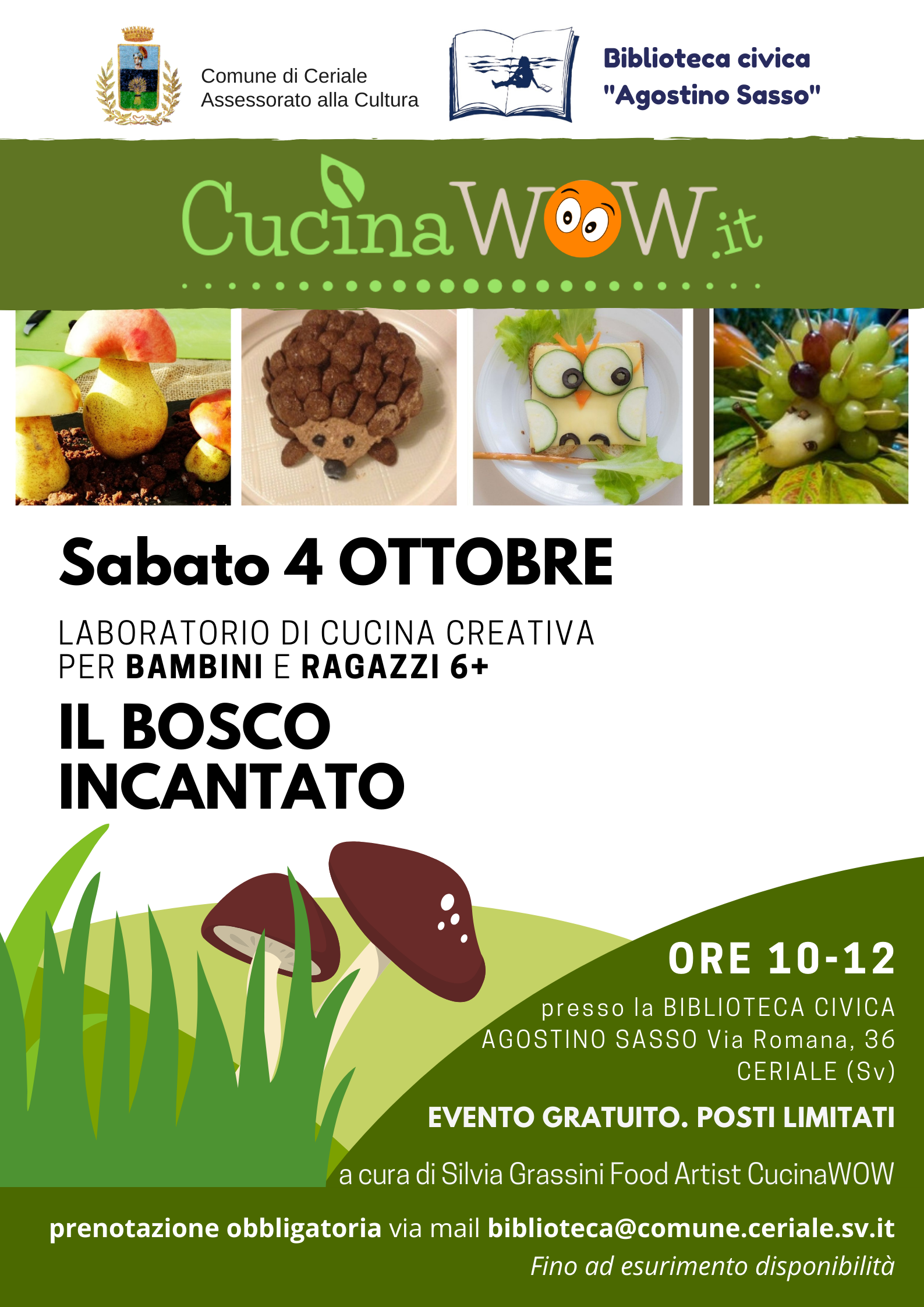 Corso di Cucina Creativa per Bambini 6+ 