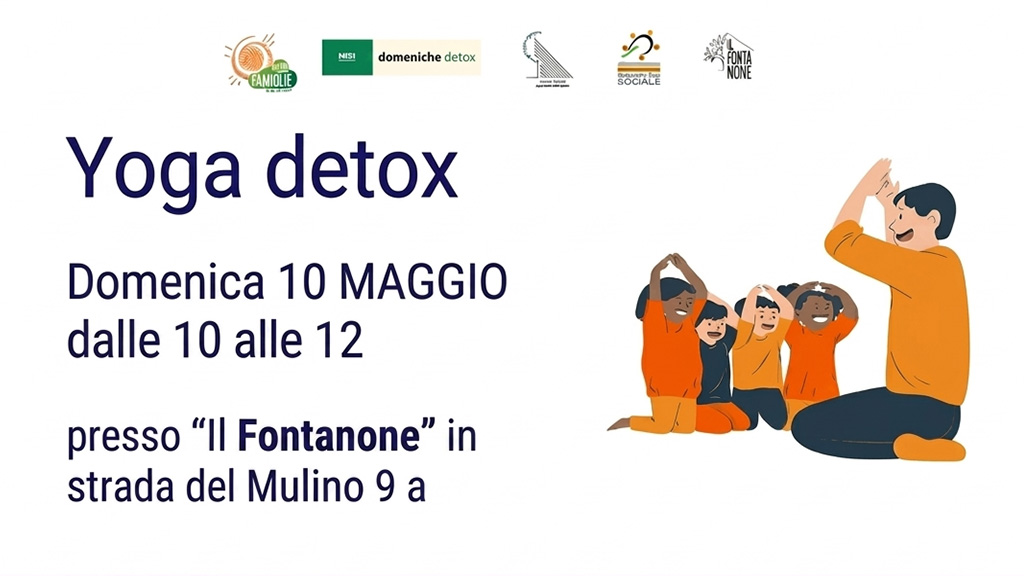 Yoga detox a Traversetolo per il benessere di bimbi e genitori