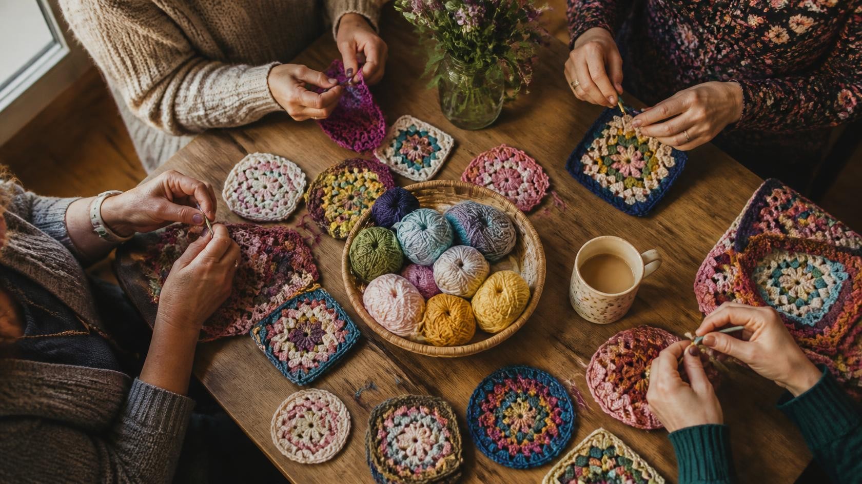 Mostra dei lavori all'uncinetto 