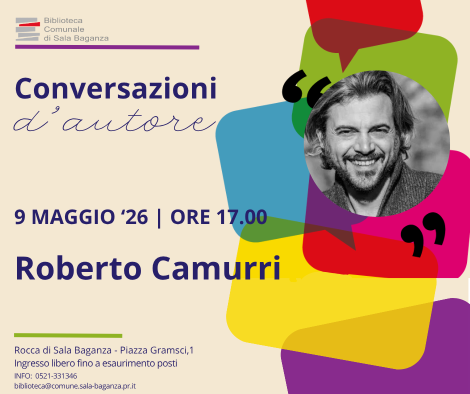 “Conversazioni d’autore”: Roberto Camurri