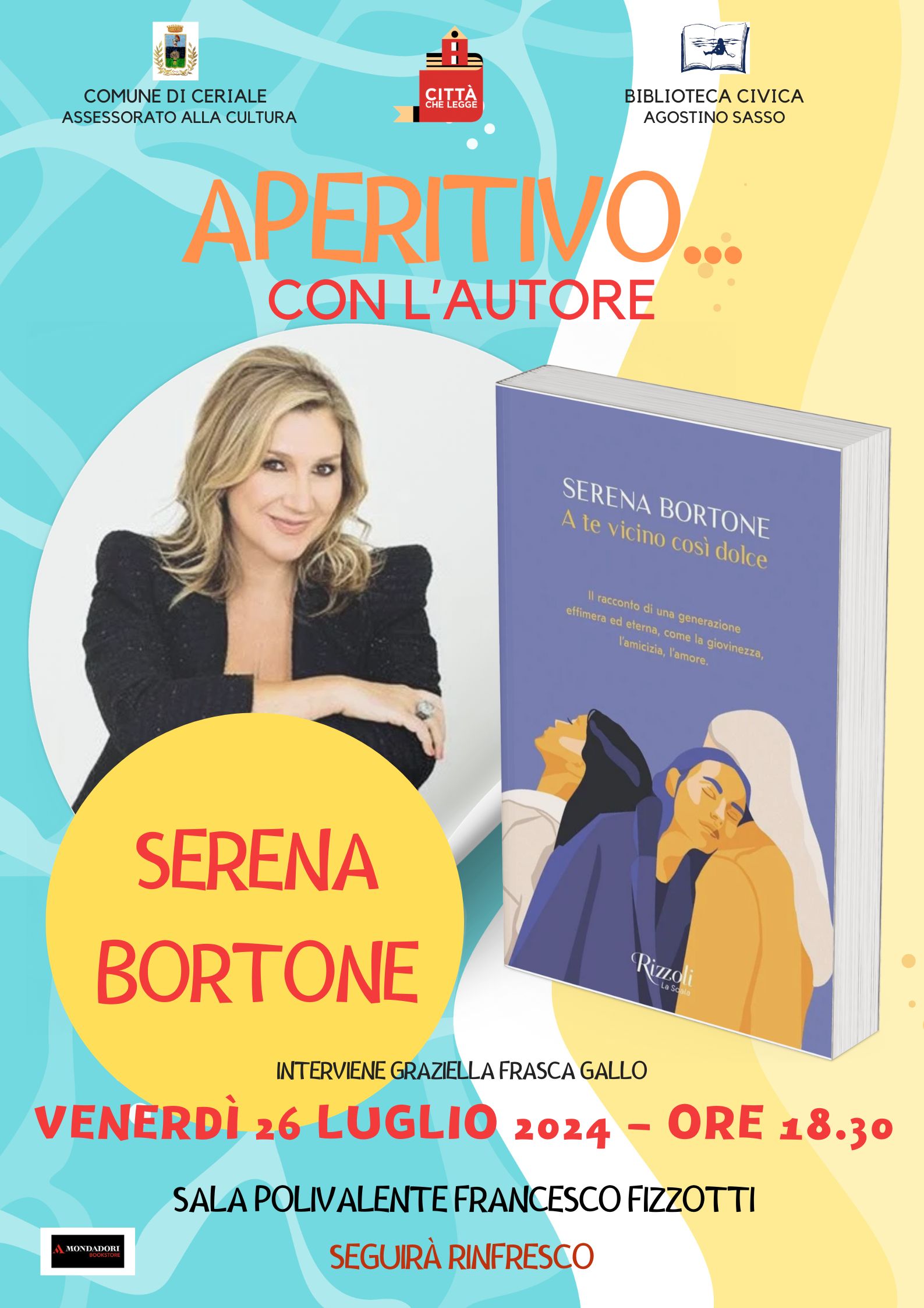 Aperitivo D'autore - Serena Bortone presenta il libro 
