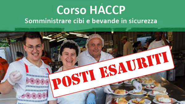 Corso HACCP gratuito con attestato per il Terzo Settore