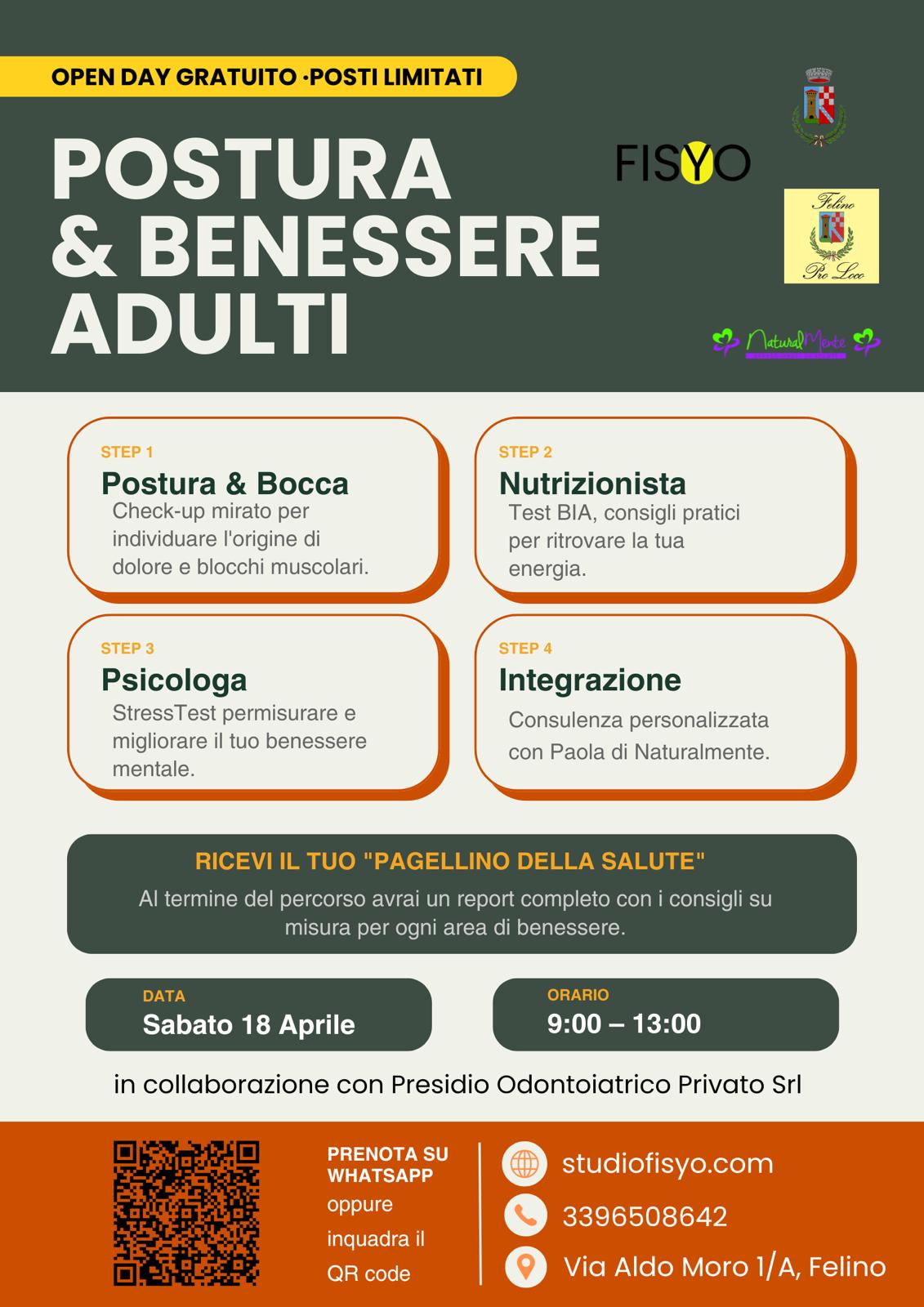 Postura e benessere adulti