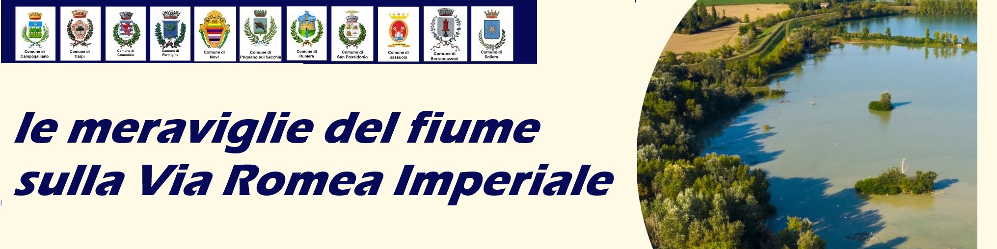 Le meraviglie del fiume sulla Via Romea Imperiale
