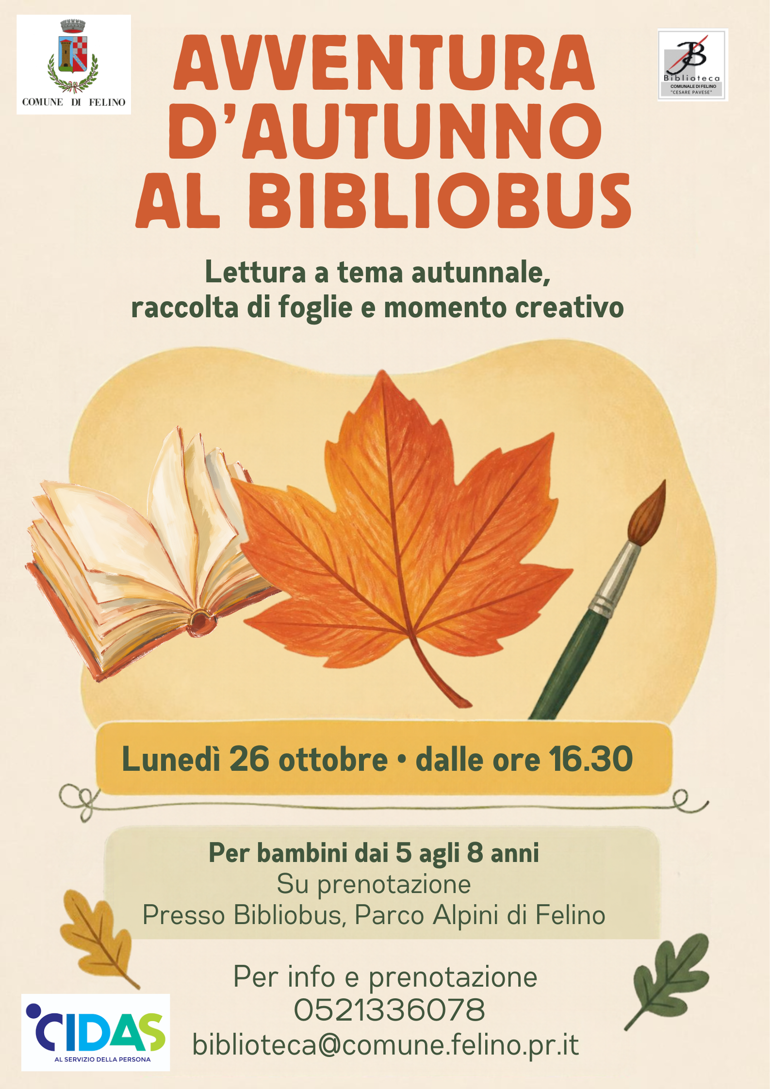 Avventura d’autunno al Bibliobus
