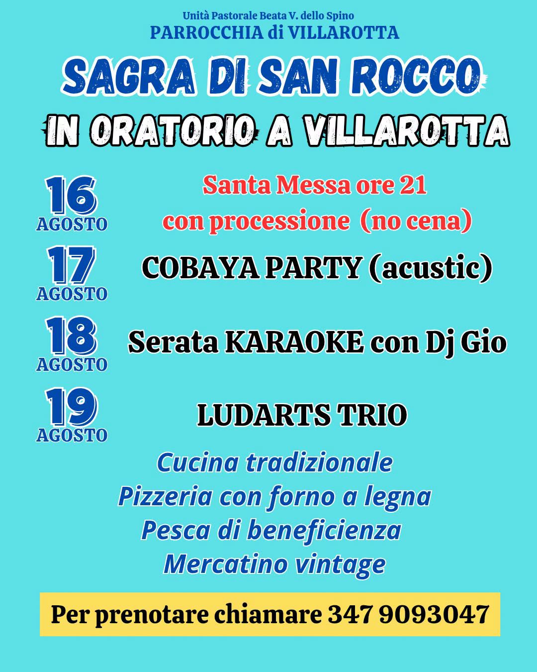 Sagra di San Rocco 2026
