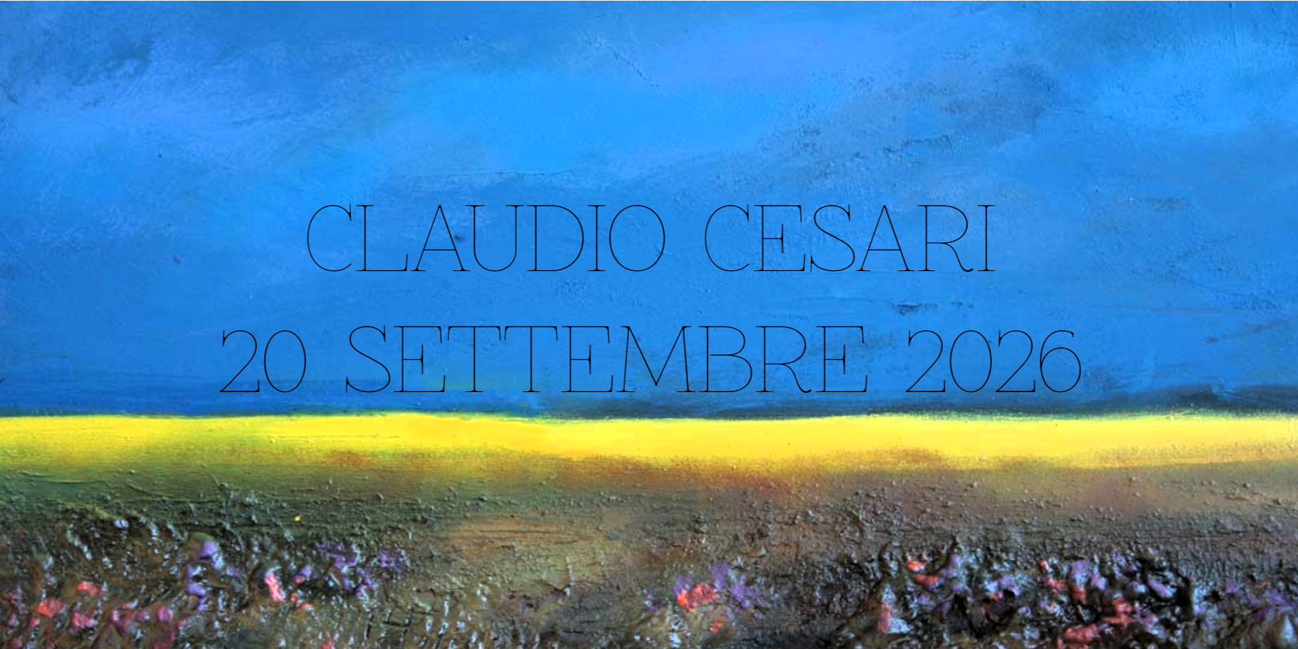 'Mostra di pittura di Claudio Cesari'