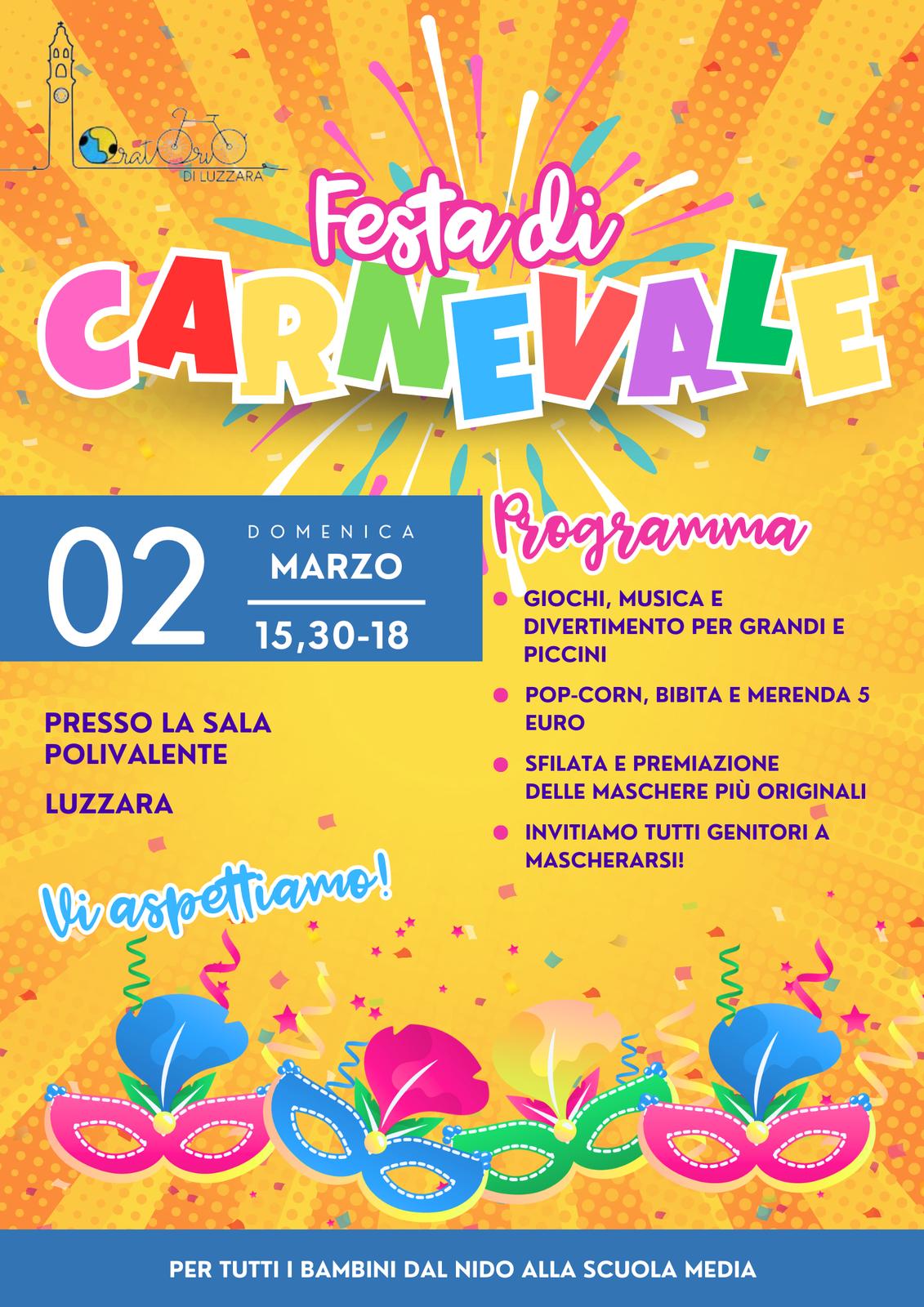 Festa di Carnevale al Polivalente 2025