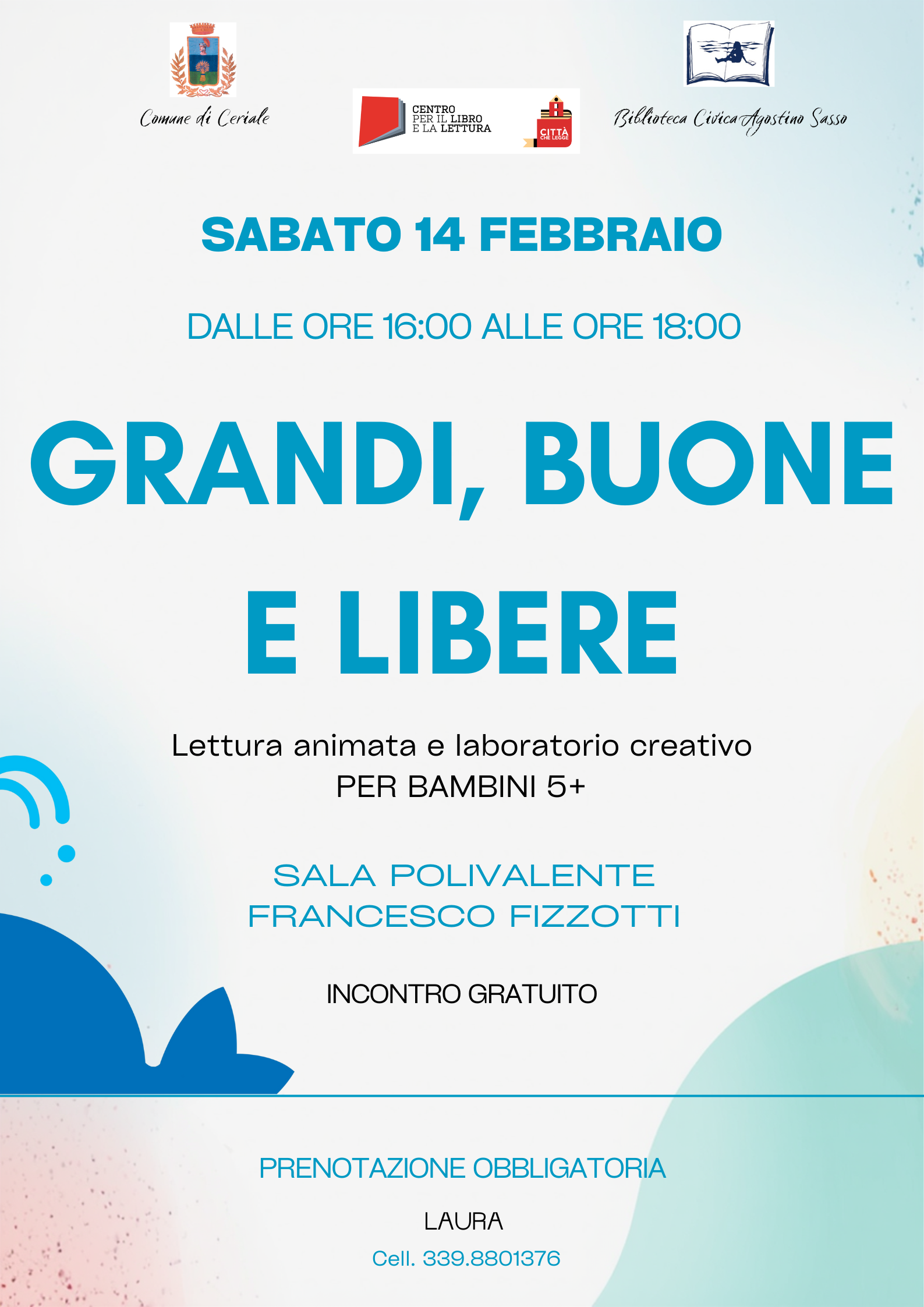 Grandi, buone e libere. Lettura animata e laboratorio creativo per Bambini. Età 5+