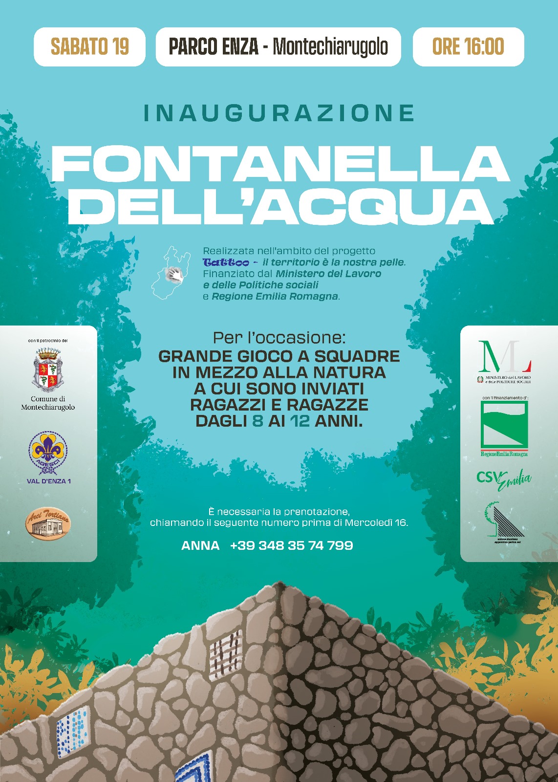 Inaugurazione della fontanella dell'acqua