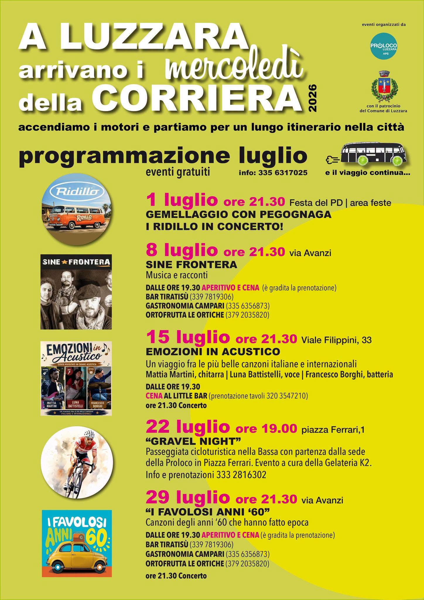 I mercoledì della corriera
