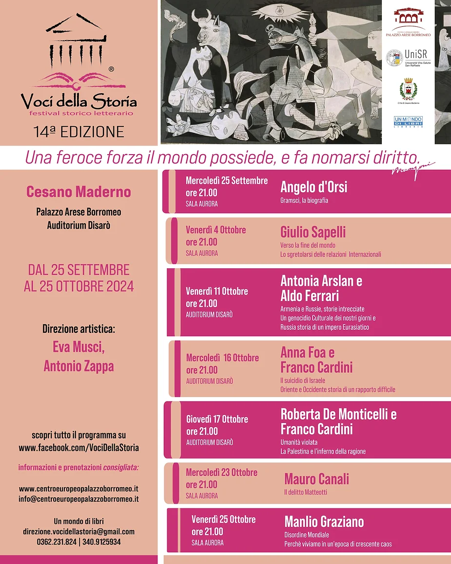 EVENTO ANNULLATO - Voci della Storia
