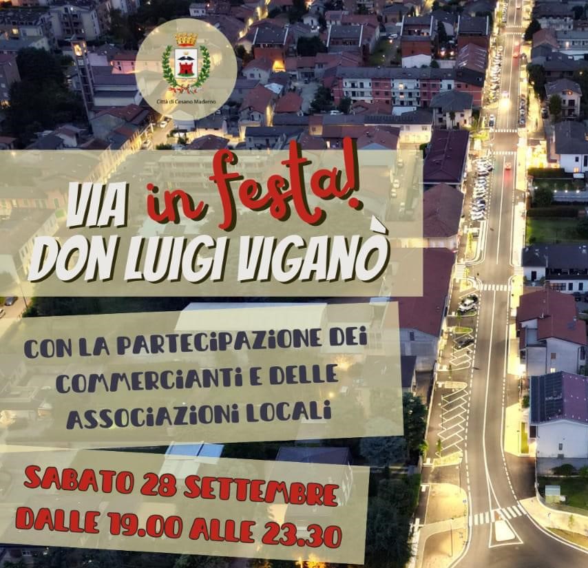 Via Don Luigi Viganò in festa!