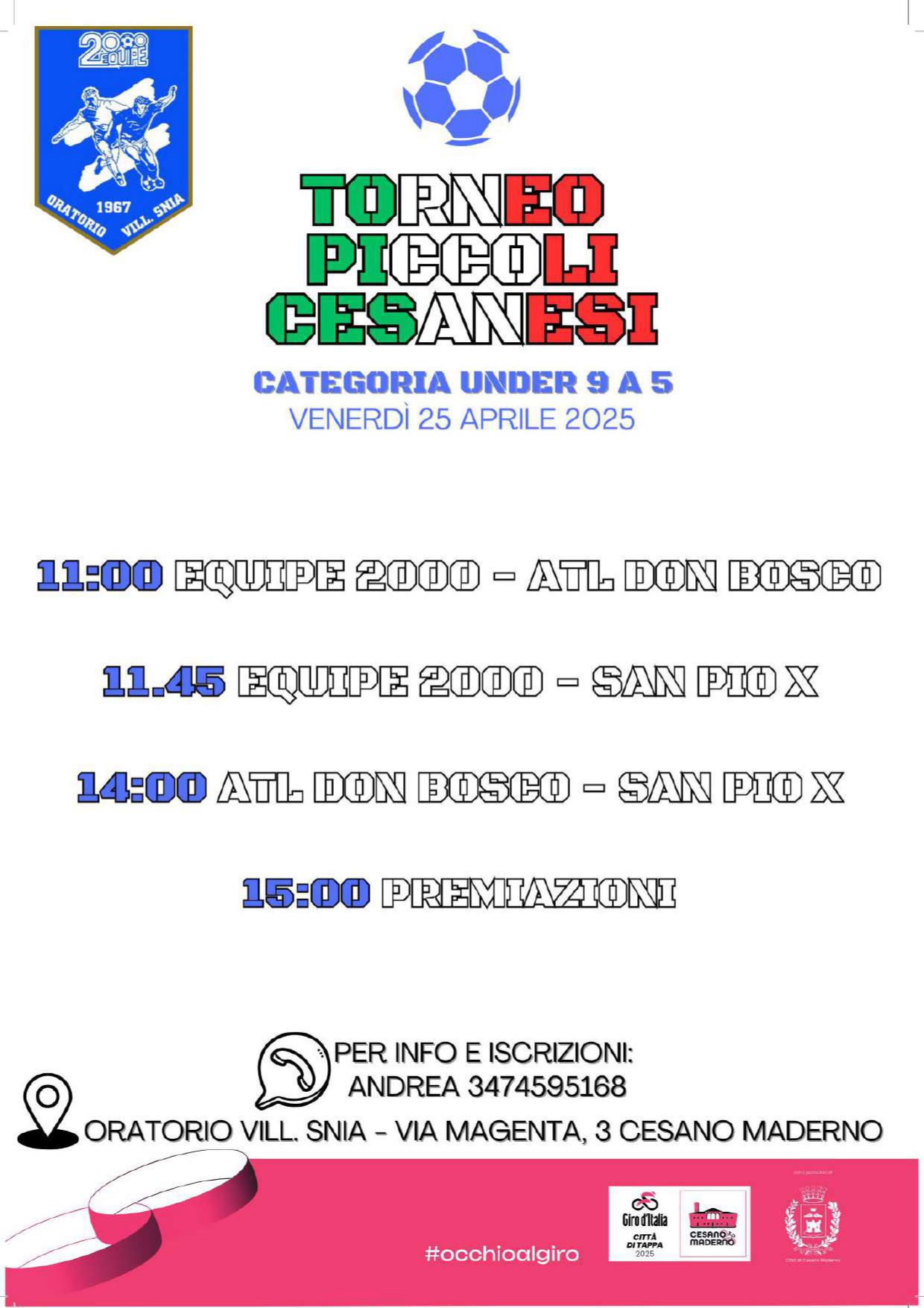 Torneo piccoli cesanesi