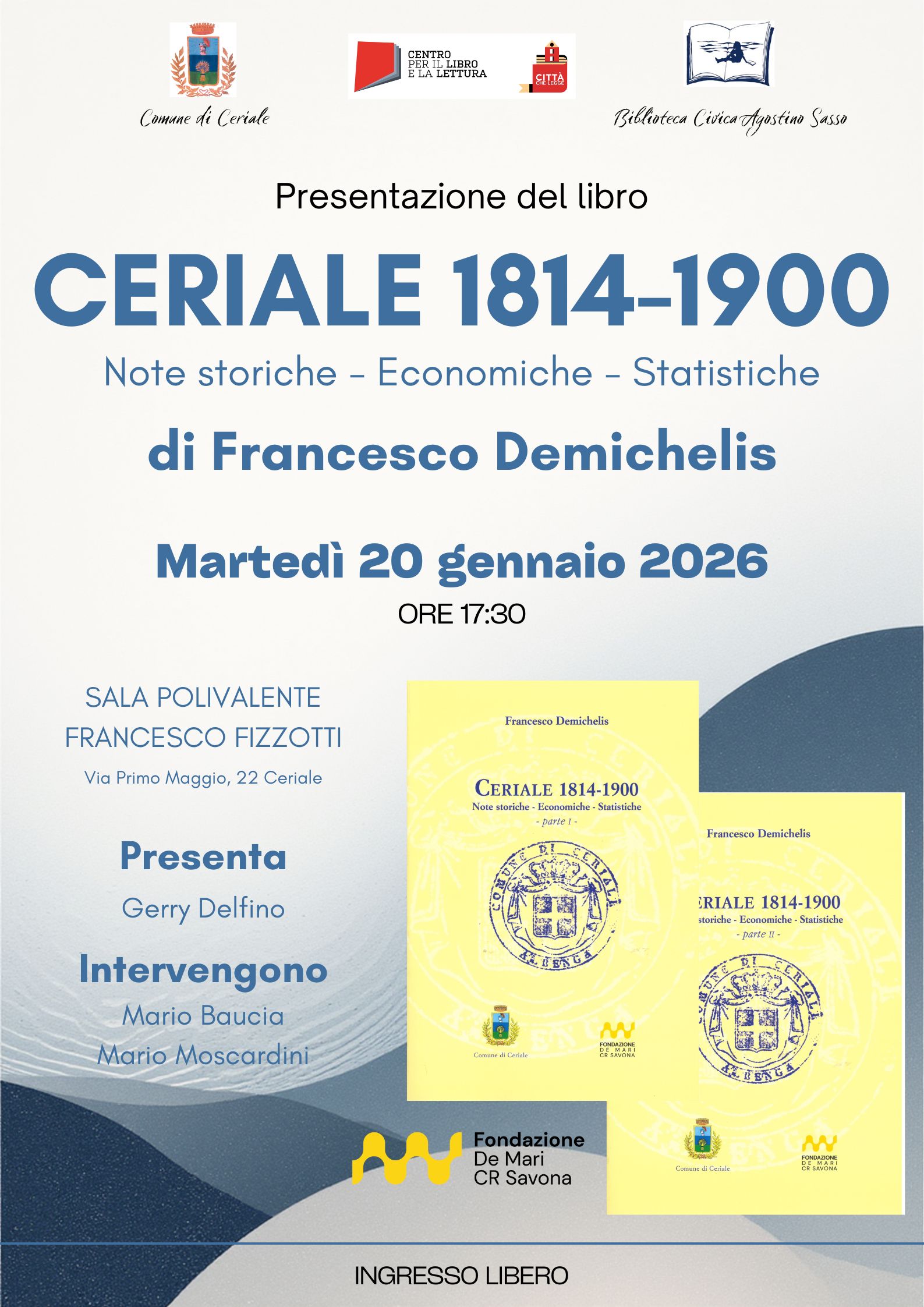 Pomeriggio d’autore – Francesco Demichelis presenta il libro 