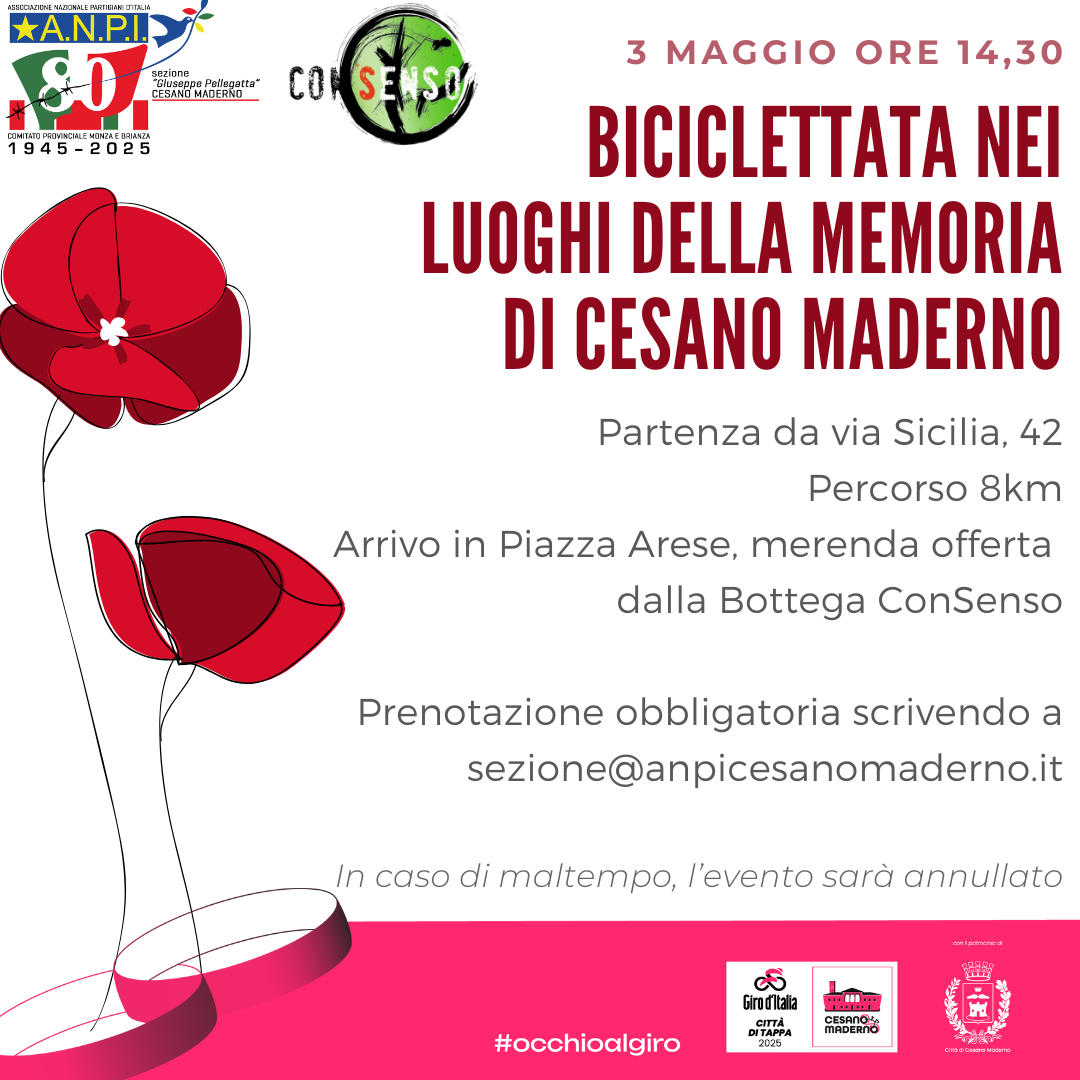Biciclettata nei luoghi della Memoria 