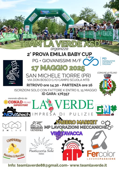 A San Michele Tiorre la 2° prova dell’Emilia Baby Cup