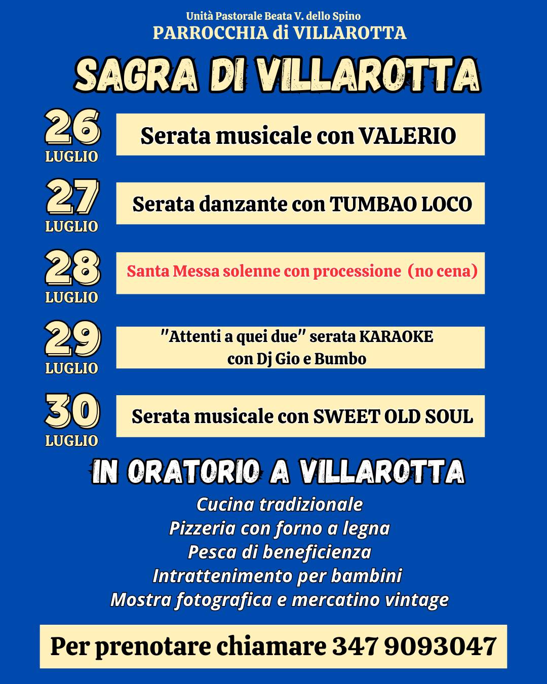 Sagra di Villarotta 2025
