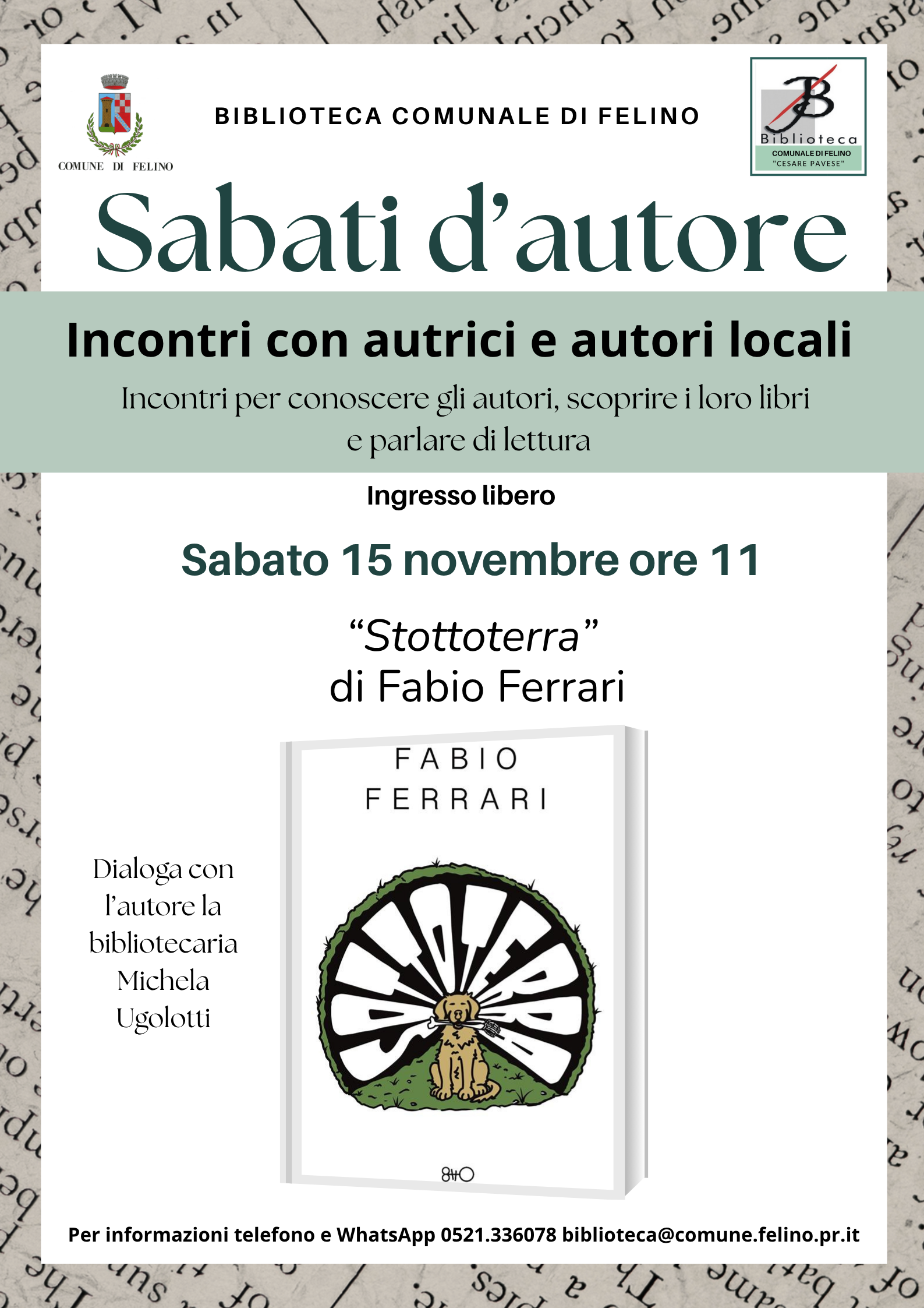Sabati d'autore: Fabio Ferrari