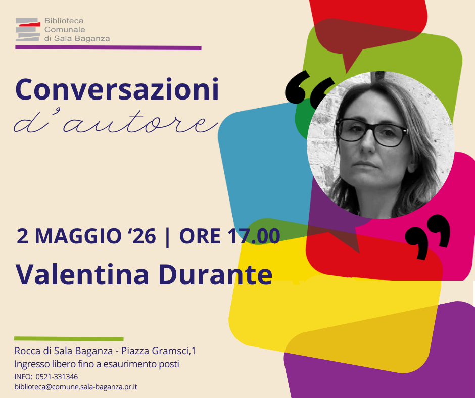 “Conversazioni d’autore”: Valentina Durante
