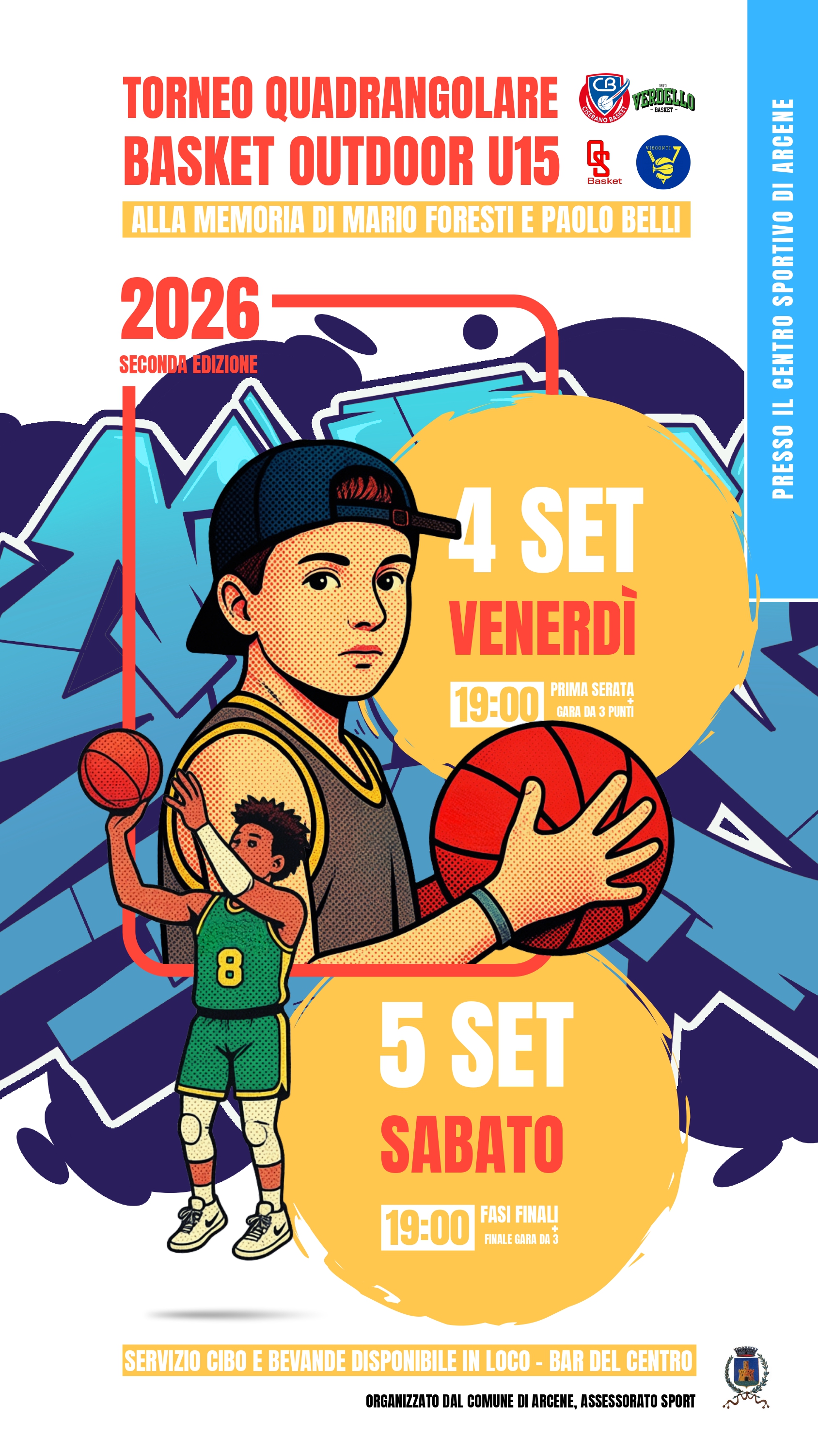Torneo quadrangolare Basket Outdoor U15