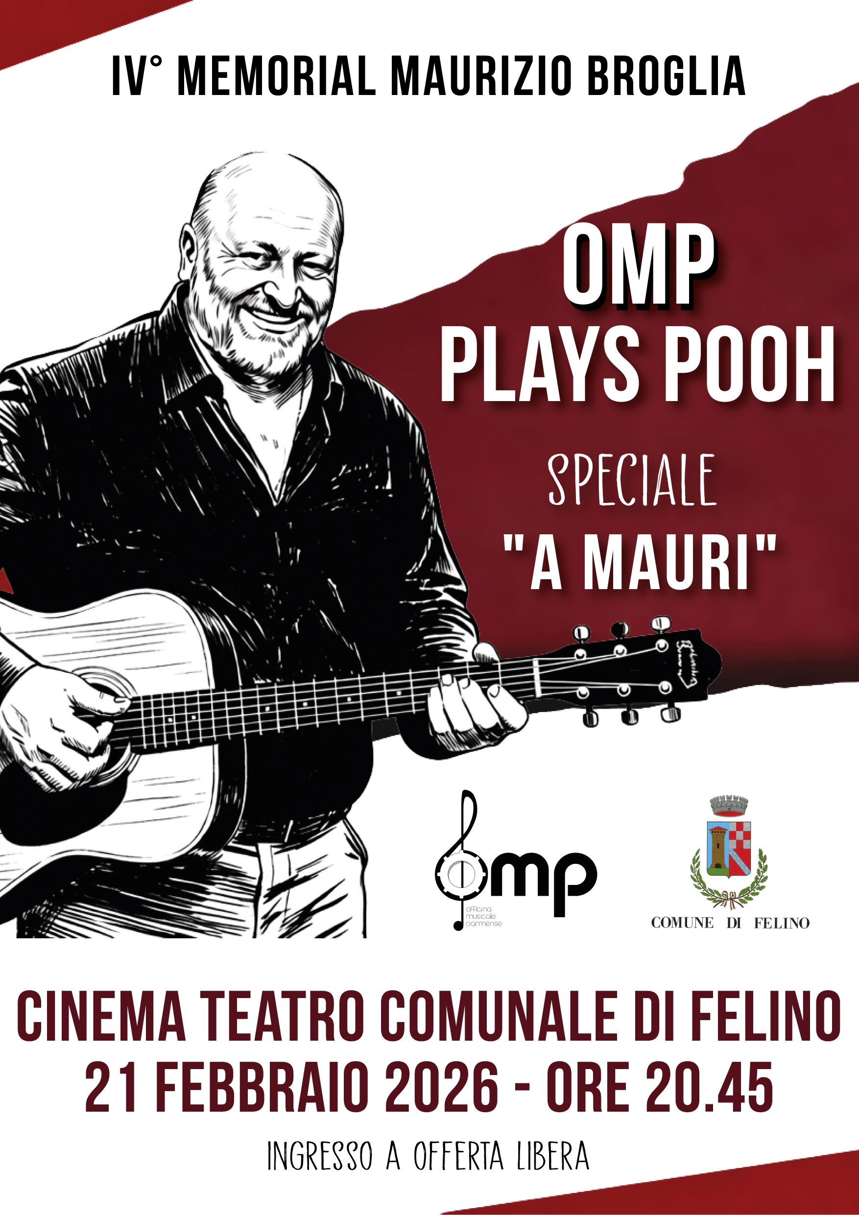  IV Memorial Maurizio Broglia: Omp plays Pooh - Speciale “A Mauri”