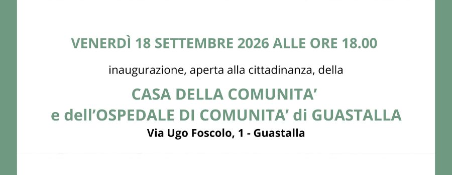 Inaugurazione Casa della Comunità