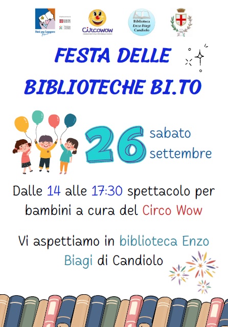 Festa delle biblioteche BI.TO 2026