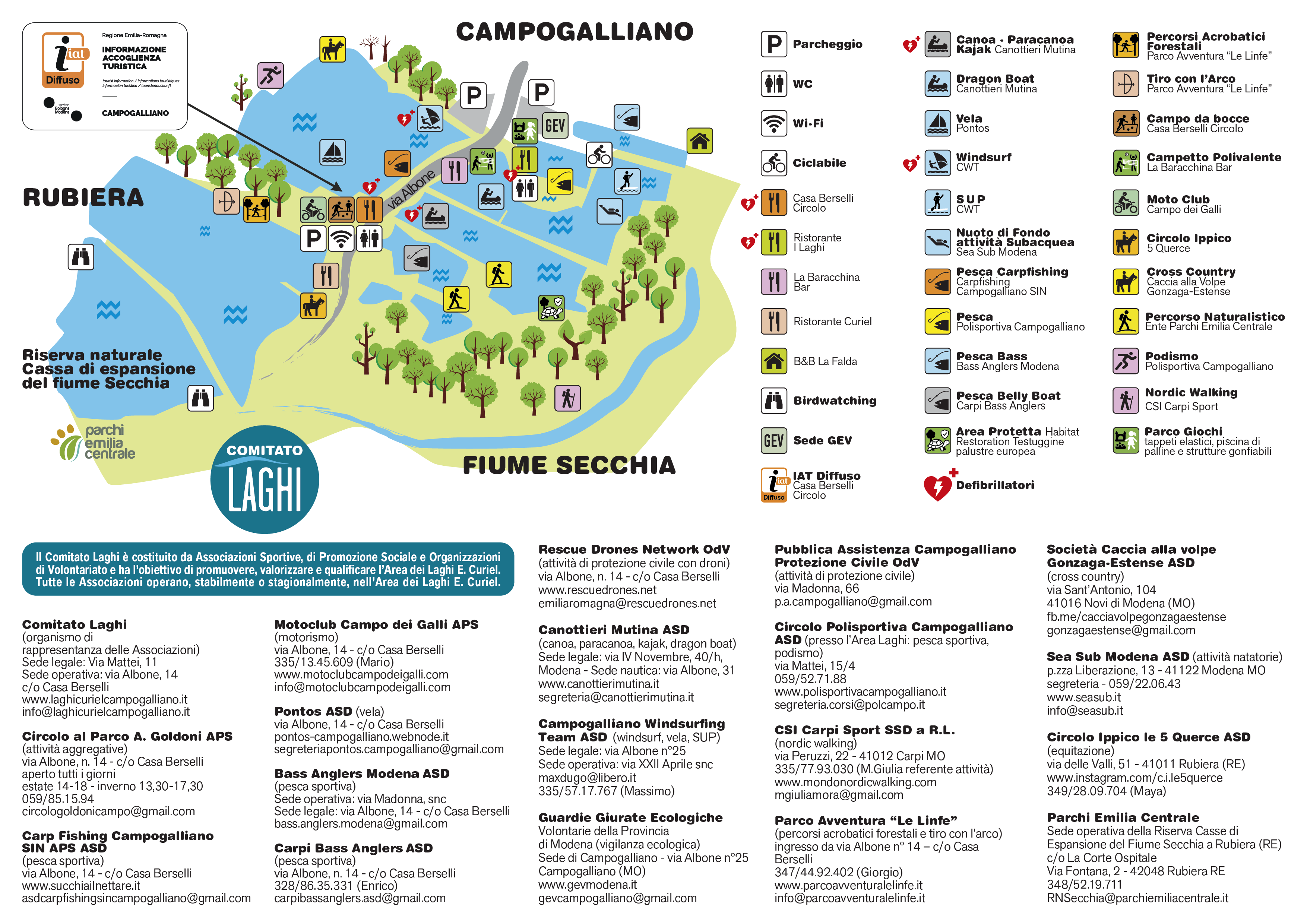 Progetto Laghi | mappa Laghi 