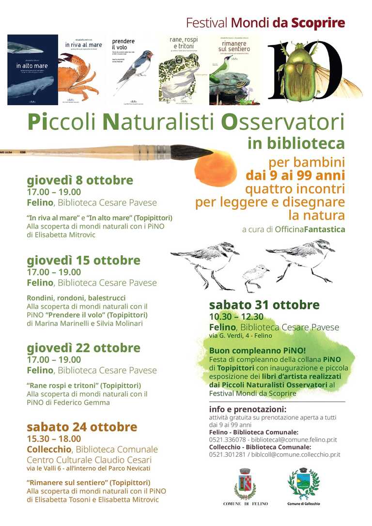 Piccoli naturalisti osservatori<br/><em><small>Licenza di distribuzione: Solo uso non commerciale</small></em>