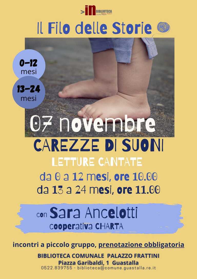 carezze di suoni<br/><em><small>Licenza di distribuzione: Non opere derivate</small></em>