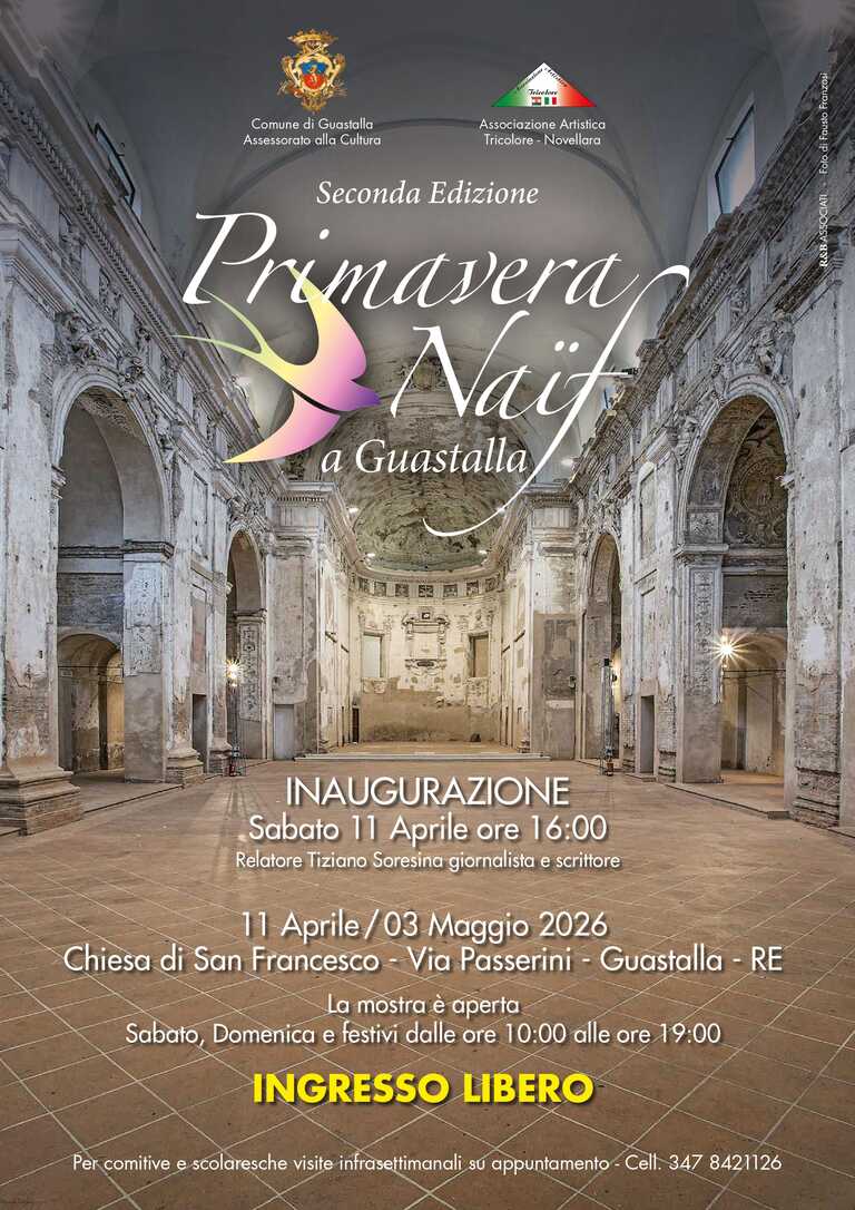 Locandina mostra naïf Apr 2026<br/><em><small>Licenza di distribuzione: Non opere derivate</small></em>