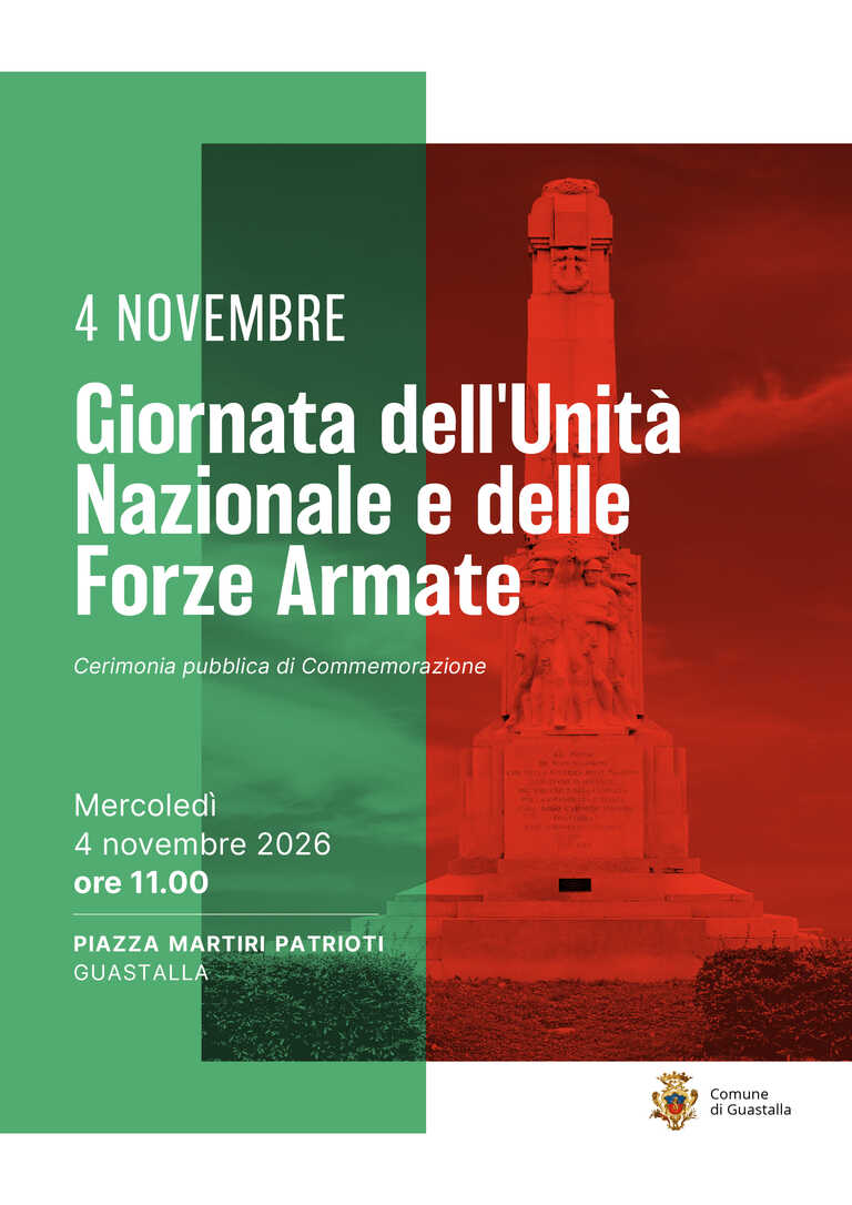 Locandina 4 Novembre 2026<br/><em><small>Licenza di distribuzione: Non opere derivate</small></em>