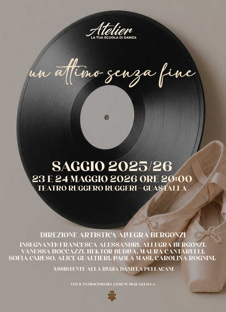 Locandina saggio Atelier<br/><em><small>Licenza di distribuzione: Non opere derivate</small></em>