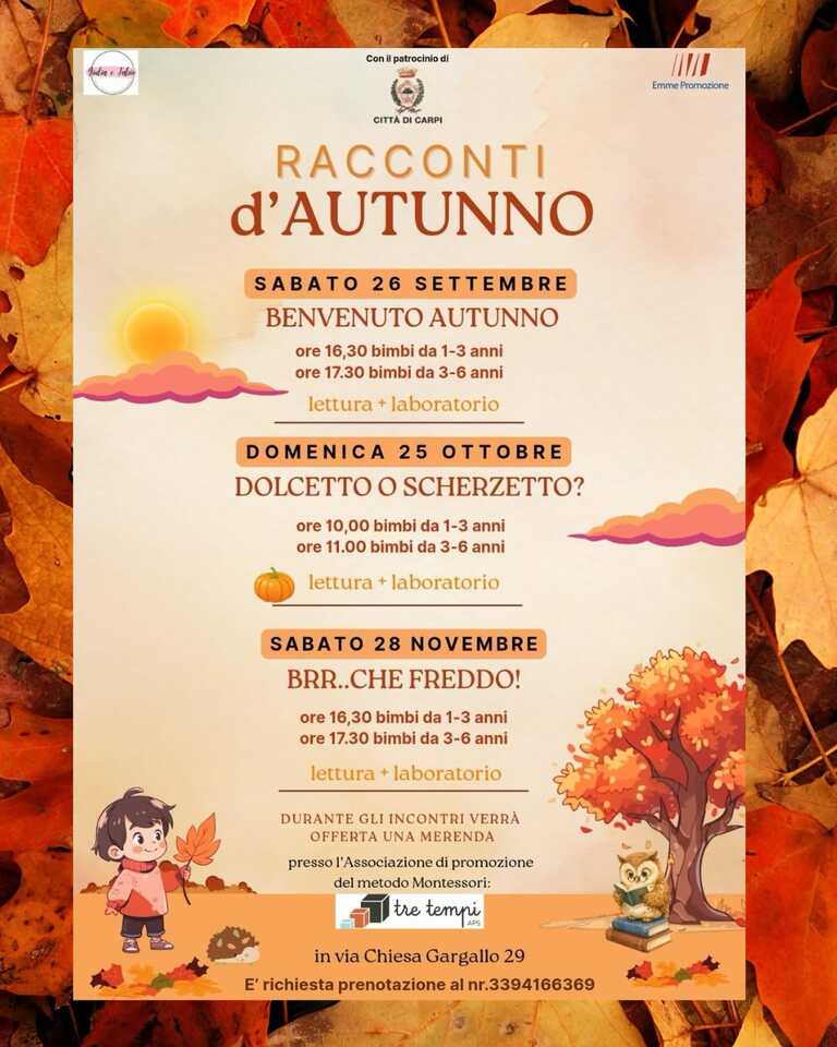 racconti d'autunno<br/><em><small>Licenza di distribuzione: condivisione allo stesso modo - copyleft non compatibile</small></em>